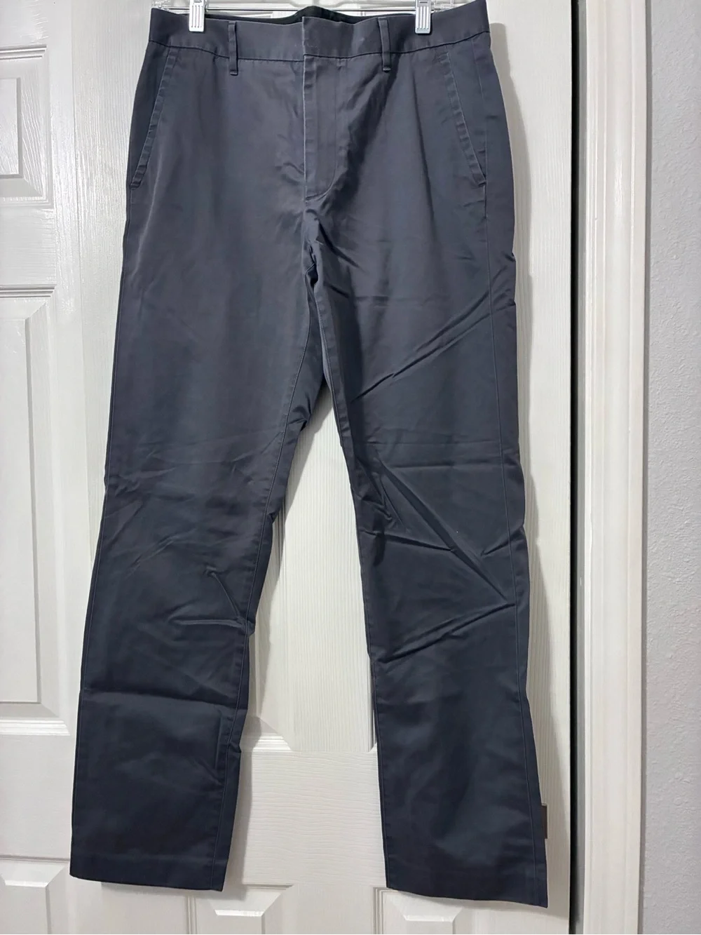 Bonobos Men's Slim Straight Pants - Navy Grey 33/32